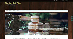 Desktop Screenshot of fishingbaitglue.com